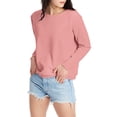 thumbnail image 1 of Hanes Women’s EcoSmart Cotton-Blend Fleece Crewneck Sweatshirt, 1 of 5