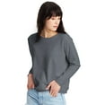 thumbnail image 1 of Hanes Women’s EcoSmart Cotton-Blend Fleece Crewneck Sweatshirt, 1 of 3