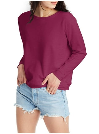 Hanes Womens Sweatshirts Hoodies Red Walmart