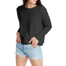 Hanes Women’s EcoSmart Cotton-Blend Fleece Crewneck Sweatshirt