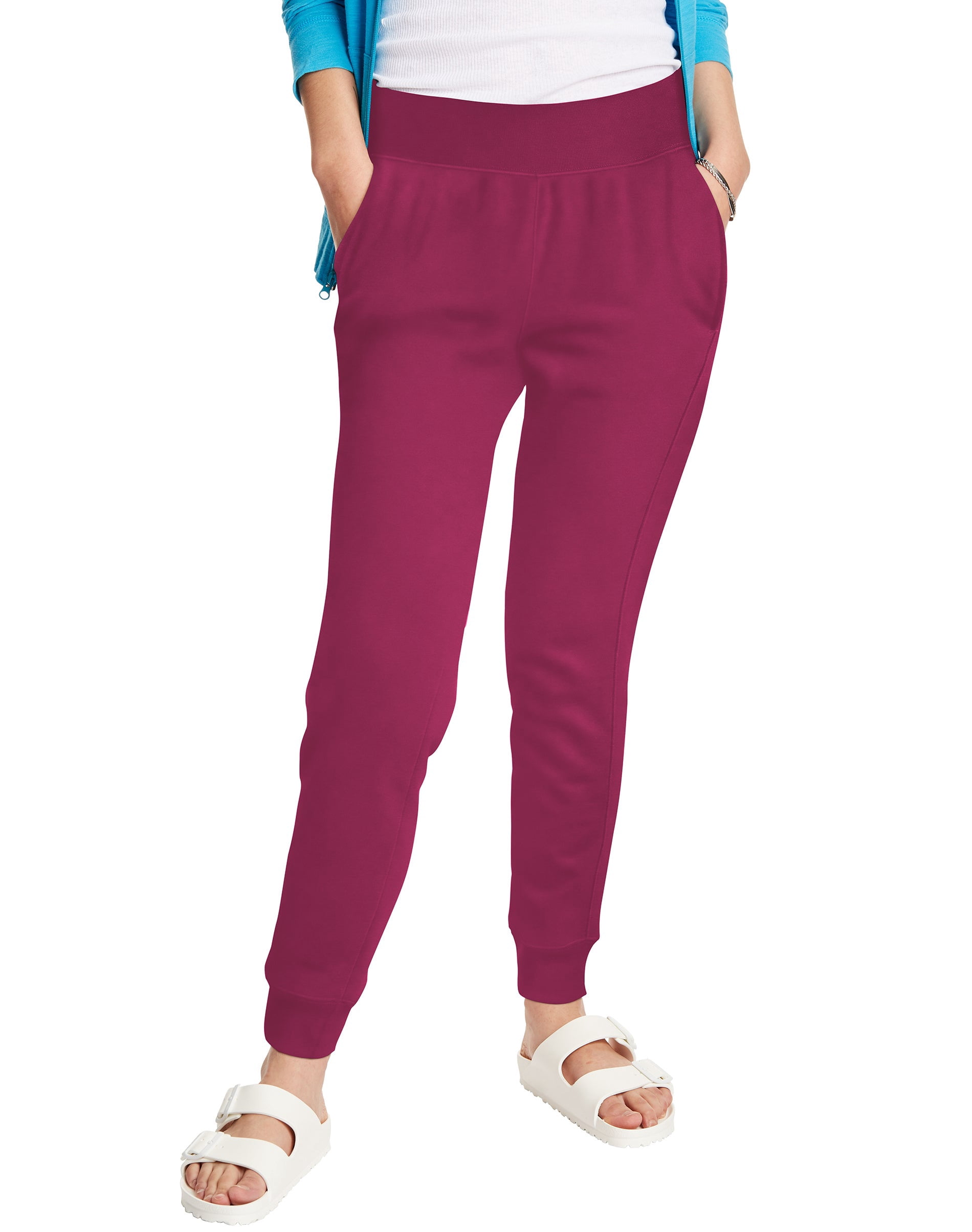 Hanes Women's EcoSmart Cotton-Blend Fleece Jogger Sweatpants