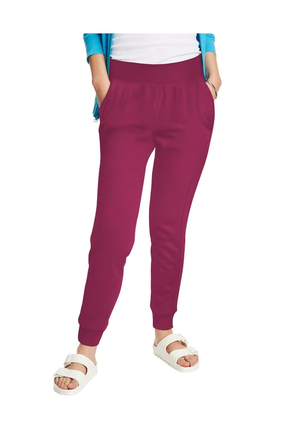 EcoSmart Women's Fleece Joggers, 29" Cardinal 2XL