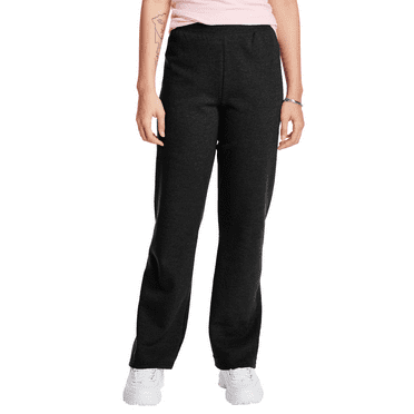 Hanes Women's EcoSmart Fleece Sweatpants with Open Bottom Legs, 30.5" Inseam, Sizes S-2XL