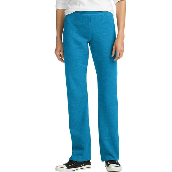 Hanes Women's EcoSmart Fleece Sweatpants with Open Bottom Legs, 30.5" Inseam, Sizes S-2XL
