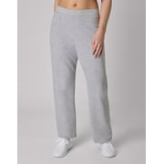 HANES EcoSmart Women's Fleece Sweatpants with Open Bottom Legs, 30.5" Ebony 2XL
