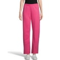 thumbnail image 1 of Hanes Women's EcoSmart Fleece Sweatpants with Open Bottom Legs, 30.5" Inseam, Sizes S-2XL, 1 of 6