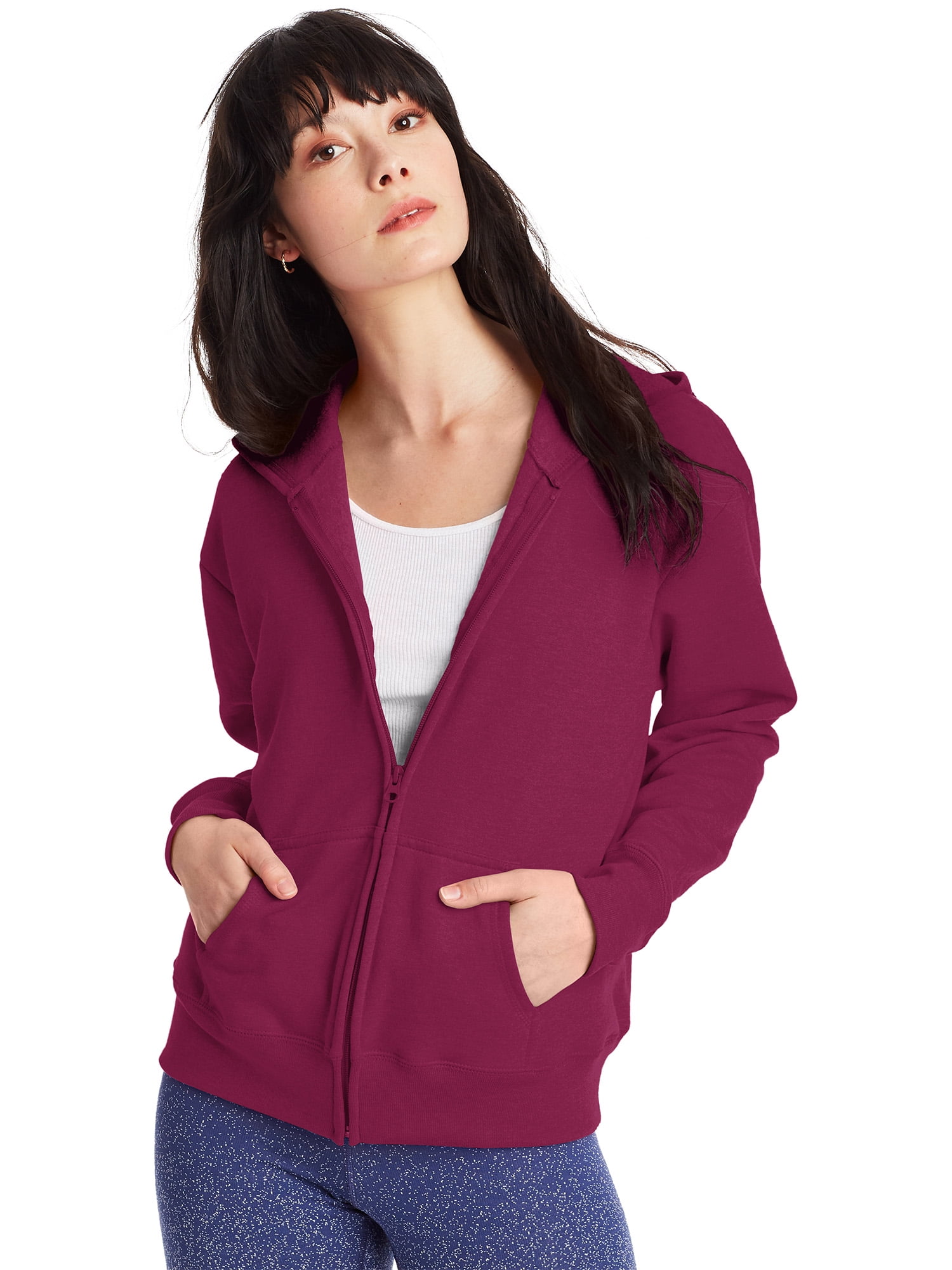 Hanes womens sweatshirt cardigan sale