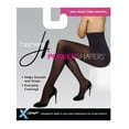 thumbnail image 1 of hanes women's powershapers firm control high waist opaque tights,black,medium, 1 of 2