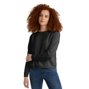 Hanes Women's Fleece Crewneck Pullover Sweatshirt with Long Sleeves, Sizes S-2X