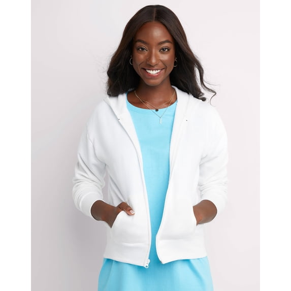 Hanes Women's EcoSmart Full-Zip Hooded Sweatshirt