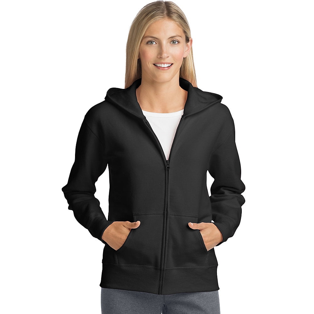 Hanes Women's EcoSmart Full-Zip Hooded Sweatshirt