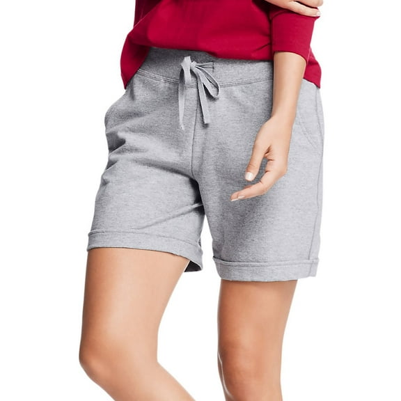 Hanes Women's French Terry Bermuda Pocket Short, Style O4681
