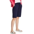 thumbnail image 1 of Hanes Women's French Terry Bermuda Shorts, 11" Navy 2XL, 1 of 3