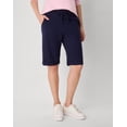 thumbnail image 1 of Hanes Women's French Terry Bermuda Shorts, 11" Navy 2XL, 1 of 6