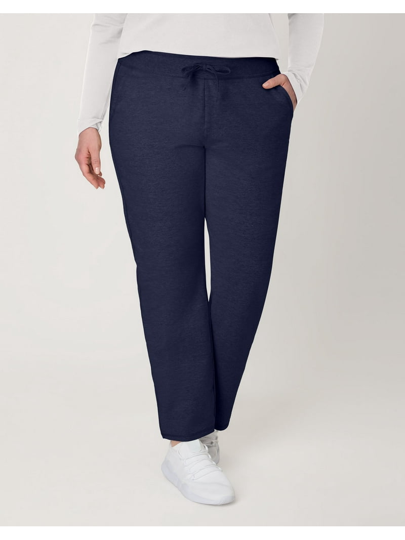 Hanes Women's Sweatpants, French Terry Navy Pants with
