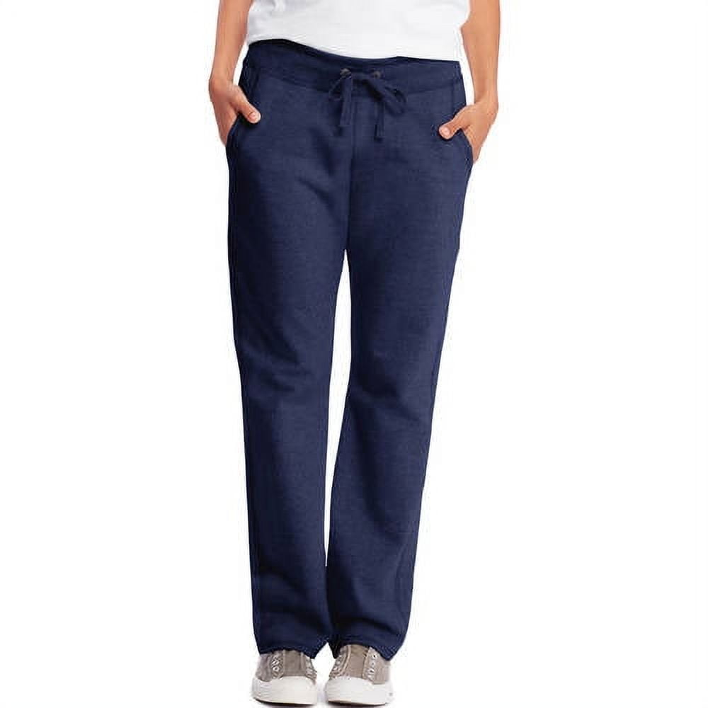 Hanes Women's French Terry Cloth Pants with Pockets, 30” Inseam