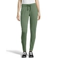 thumbnail image 1 of Hanes Women's French Terry Joggers with Pockets, 30" Nature Green Heather 2XL, 1 of 3