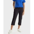 thumbnail image 1 of Hanes Women's French Terry Capri Pants with Pockets, 22" Black XL, 1 of 4