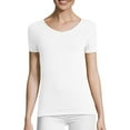 thumbnail image 1 of Hanes Women's FreshIQ X-Temp Tri-Blend Performance V-Neck Tee, 1 of 2