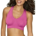 thumbnail image 1 of Hanes Women's G19F All Day Comfort Seamless Pullover Sports Bra Neon Pink XL, 1 of 2