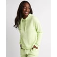 thumbnail image 1 of Hanes Women's Garment Dyed Fleece Hoodie Chic Lime L, 1 of 5