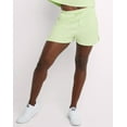 thumbnail image 1 of Hanes Women's Garment Dyed Fleece Shorts with Pockets, 3" Chic Lime L, 1 of 5