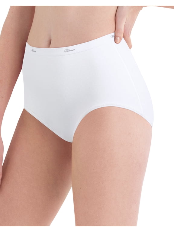 Women's High-Waisted Brief Underwear Pack, Moisture-Wicking, 6-Pack Basic 7