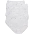 thumbnail image 1 of Hanes Women's High-Waisted Brief Underwear Pack, Moisture-Wicking, 6-Pack Basic 8, 1 of 7