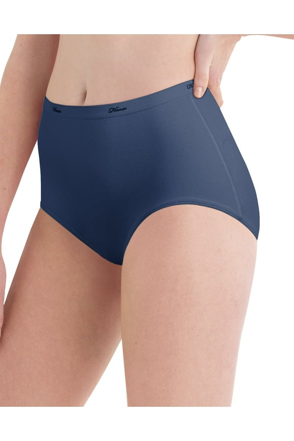 Women's High-Waisted Brief Underwear Pack, Moisture-Wicking, 6-Pack Fashion 7