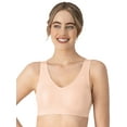 thumbnail image 1 of Hanes Womens Bralette, Invisible Embrace Pullover Bralette, Moisture-Wicking T-Shirt Bra, 1 of 6