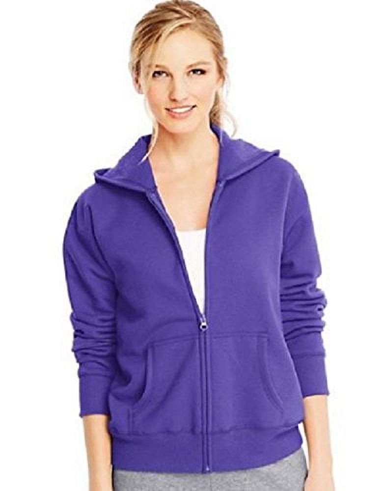 Hanes Women's Lightweight Fleece Zip Up Hoodie, Sizes SXXL