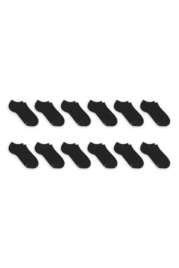 Women's Lightweight No Show Socks, 12-Pack, Sizes 8-12