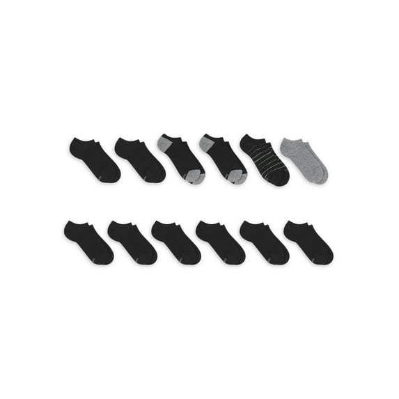 Hanes Women's Lightweight No Show Socks, 12-Pack, Sizes 8-12