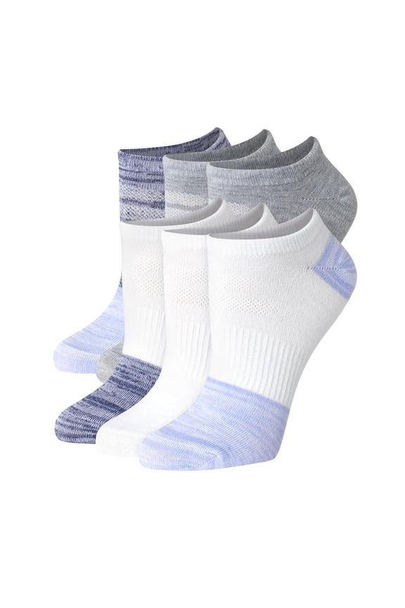 Women's Performance No Show Socks, Lightweight X-Temp Cooling Socks for Women, 6-Pack
