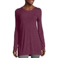 thumbnail image 1 of Hanes Women's Lightweight Spacedye Vented Tunic, 1 of 5