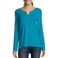 thumbnail image 1 of Hanes Women's Lightweight Split Neck Tunic, 1 of 5