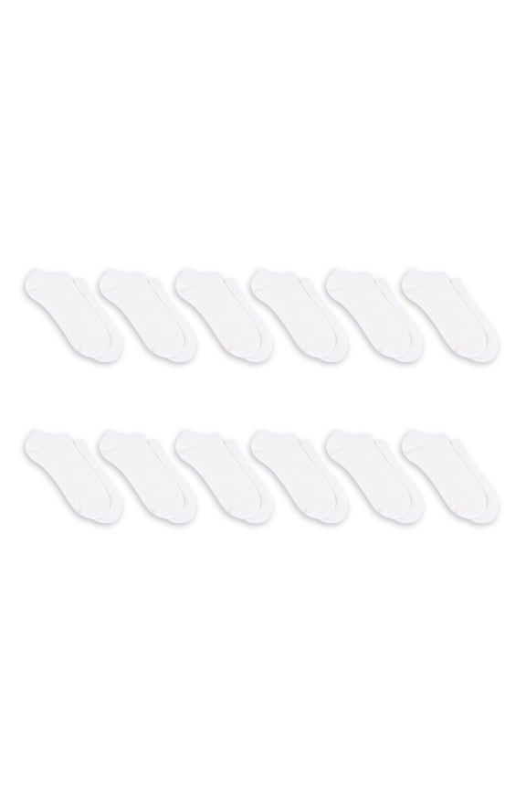 Women's Lightweight Super No Show Socks, 12 pair pack, extended size