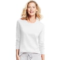 thumbnail image 1 of Hanes Women's Long-Sleeve Crewneck T-Shirt, Style O9133, 1 of 1