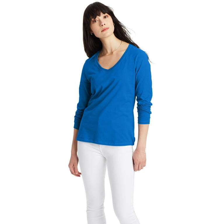 Hanes slim fit hotsell v neck walmart