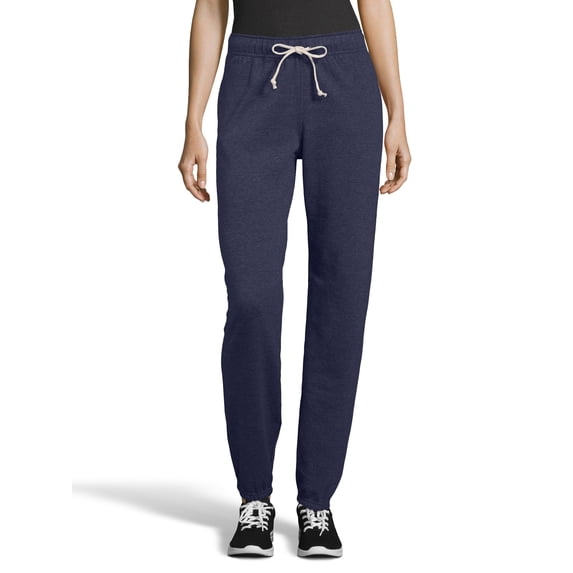 Hanes Women's Luxe Collection Lightweight Fleece Sweatpant with Pockets
