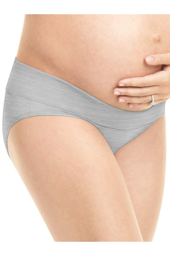 Women's Maternity Fold-Down Modern Brief Underwear, 3 Pack