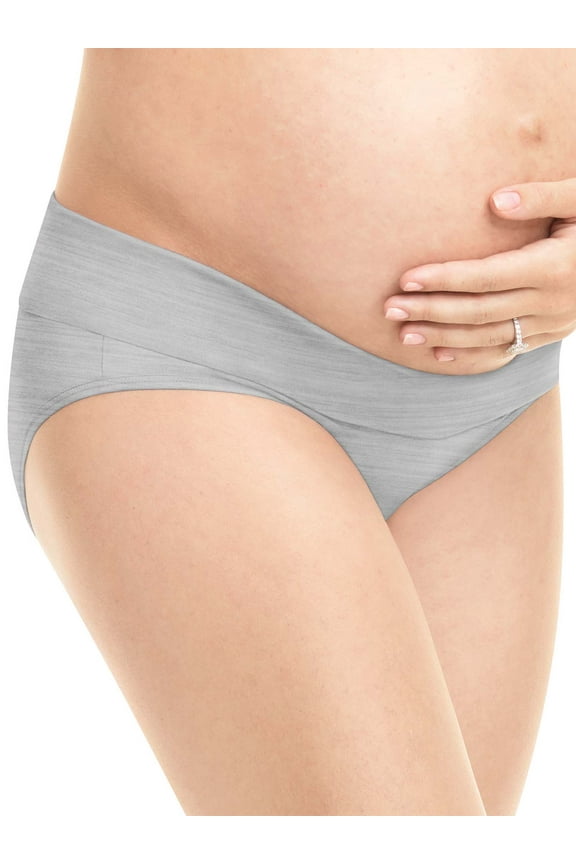 Women's Maternity Fold-Down Modern Brief Underwear, 3 Pack
