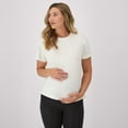 thumbnail image 1 of Hanes Maternity Women's Short Sleeve T-Shirt Pearl L, 1 of 11