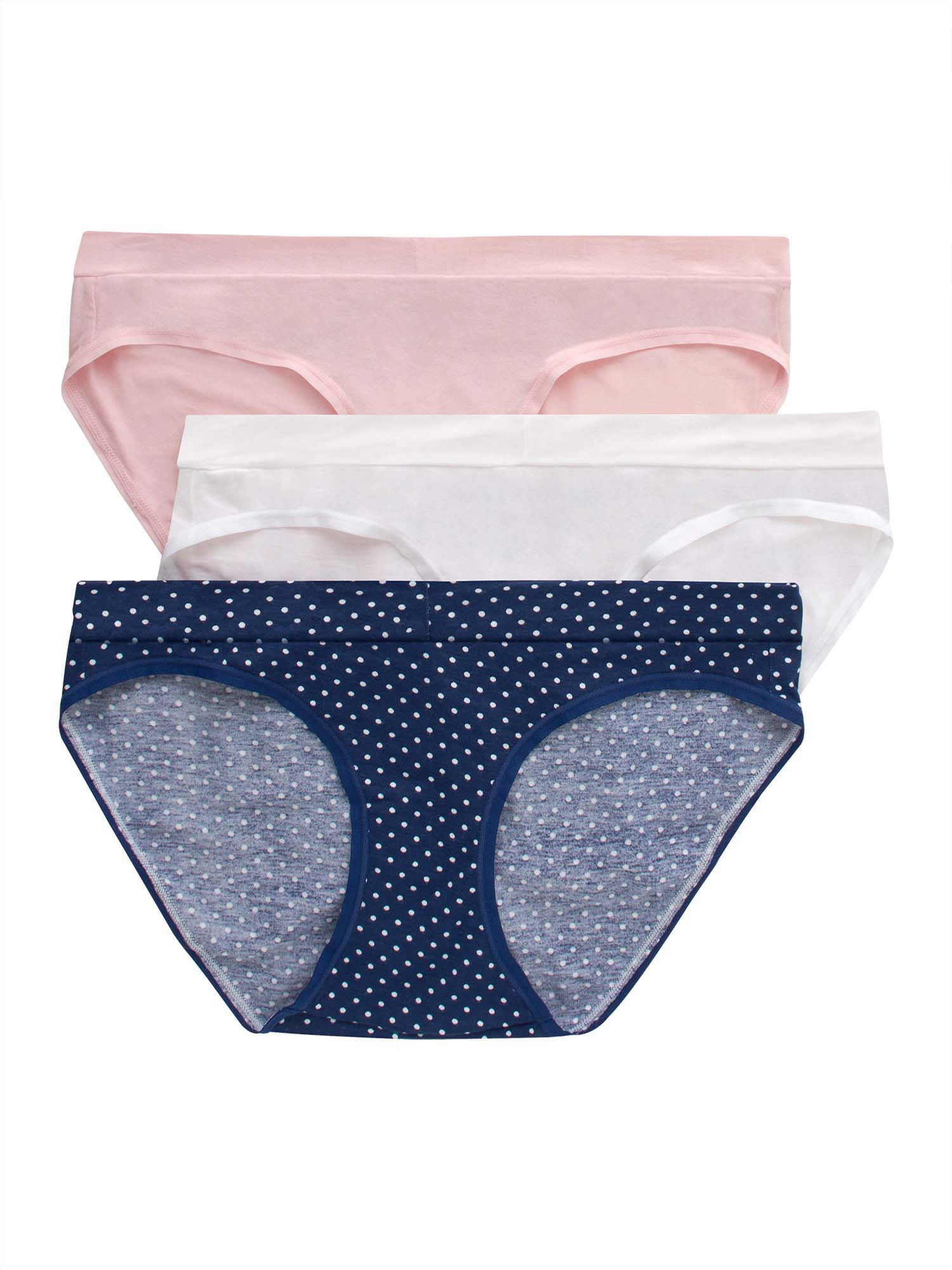 Unique Bargains Women's Plus Size Underwear Lace Mid Waisted Panties Brief  4-Pack 