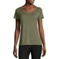 thumbnail image 1 of Hanes Women's Modal Triblend Short Sleeve Scoopneck Tee, 1 of 6