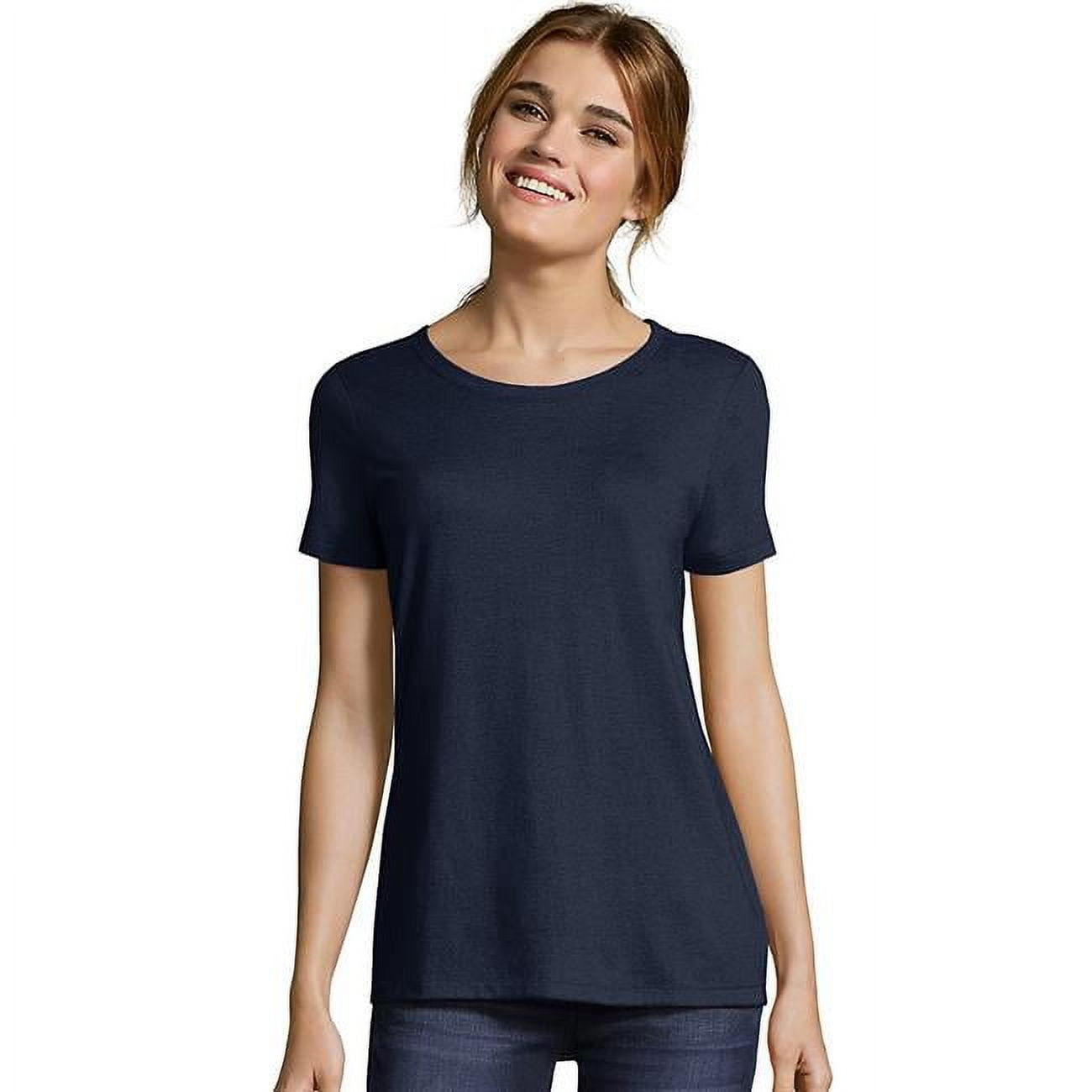 Hanes Women's Modal Triblend T-Shirt – Solid Red, Size Small, Soft & Comfortable - View #11