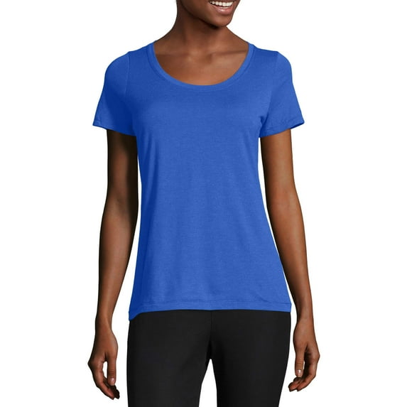 Hanes Women's Modal Triblend Short Sleeve Scoopneck Tee