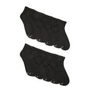 Hanes Women's Cushioned Ankle Socks, Moves, 10-Pack, Size 5-9