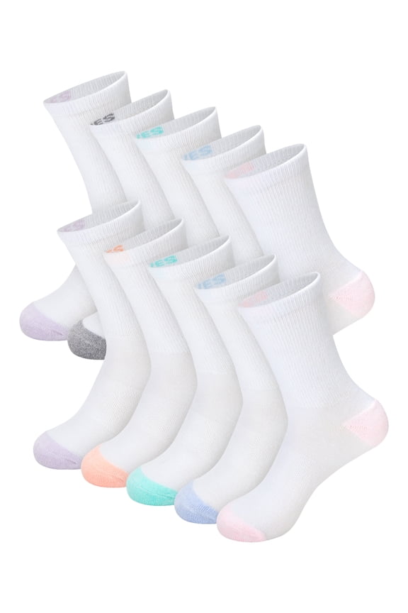 Women's Cushioned Crew Socks, Moves, 10-Pack, Size 5-9