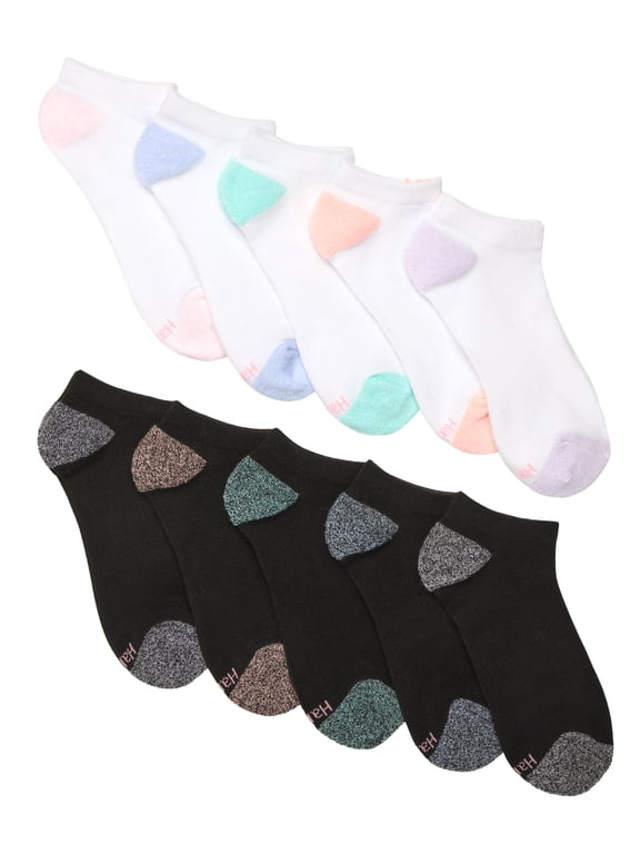 Women's No Show Socks, Moves, 10-Pack, Size 5-9